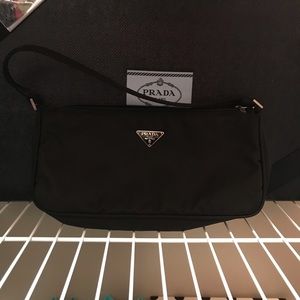 Prada Tessuto Bag In Nero